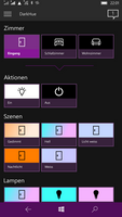 Control your lights by scenes or direct access