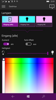 Control your lights by scenes or direct access