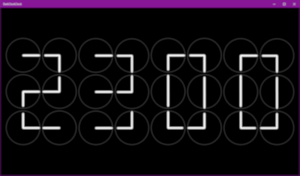 DarkClockClock offers various styles and effects