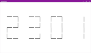 DarkClockClock offers various styles and effects