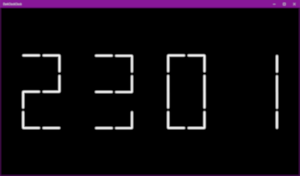 DarkClockClock offers various styles and effects