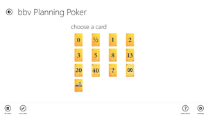 Card Selection Overlay (Estimation Mode)